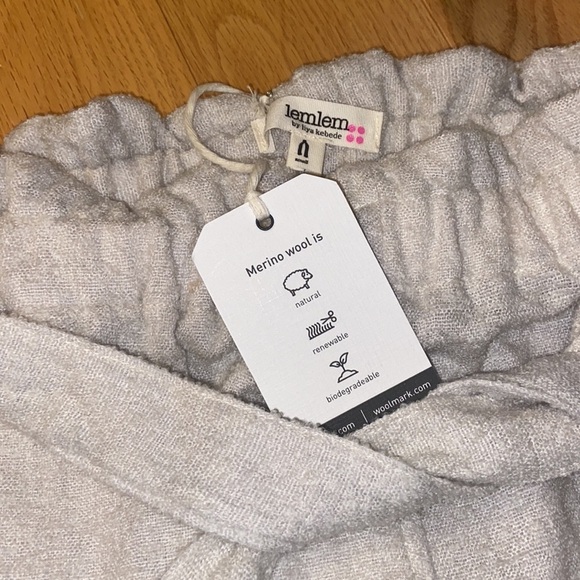 NWT Lemlem Hani Tie Belt Lounge Pants in size small - Picture 4 of 7